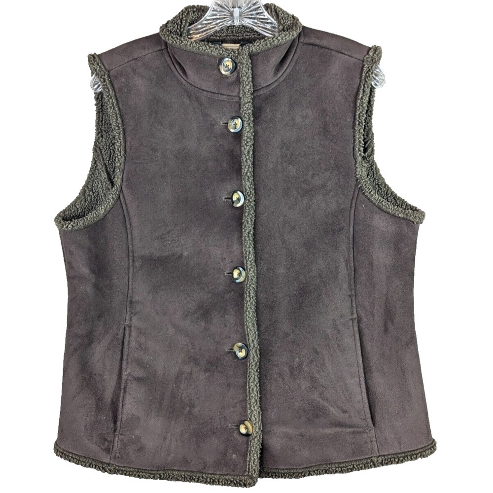 L.L. Bean Brown Suede Vest